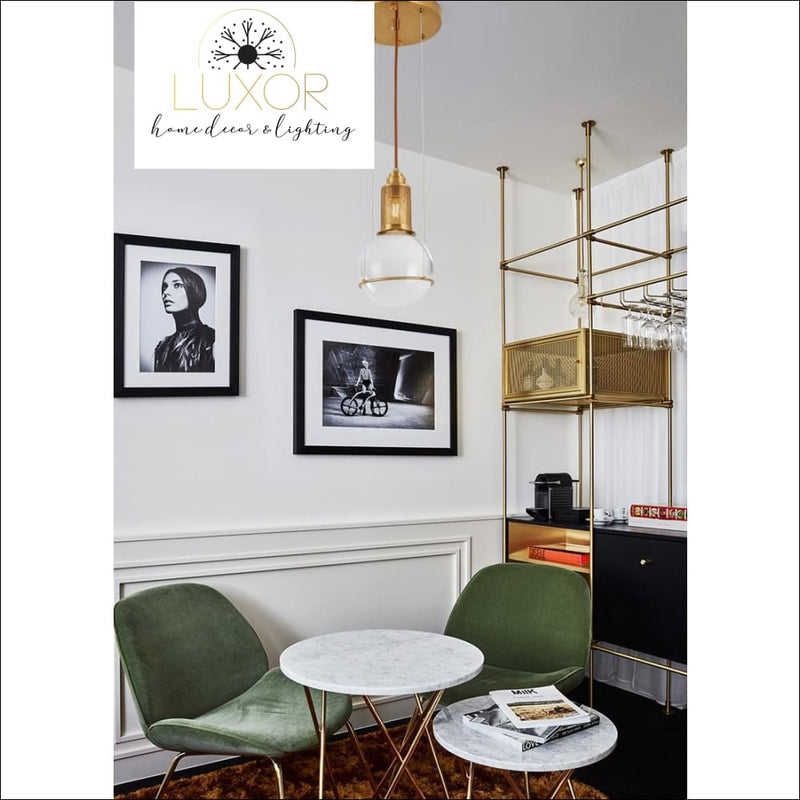 pendant lighting Transitional Post Modern Glass Pendant - Luxor Home Decor & Lighting