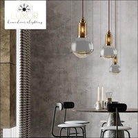 pendant lighting Transitional Post Modern Glass Pendant - Luxor Home Decor & Lighting