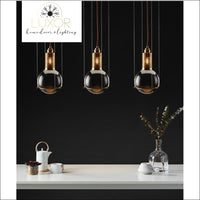 pendant lighting Transitional Post Modern Glass Pendant - Luxor Home Decor & Lighting