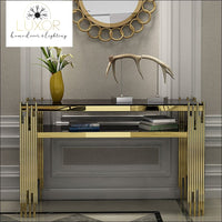 Trensi Marble Narrow Console Table