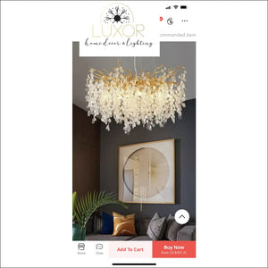 Tresini Ivy Chandelier - chandeliers