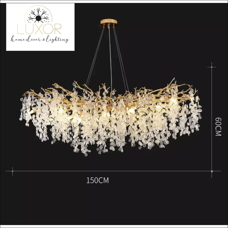 Tresini Ivy Chandelier - Dia150x70x65cm / Warm White - chandeliers