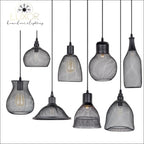 Trinity Black Mesh Pendant Light Collection - pendant lighting