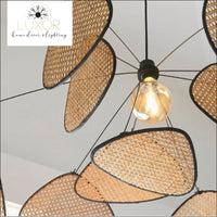 Tropical Bamboo Suspension Chandelier - chandeliers