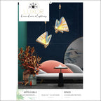 Tropical Hanging Butterfly Pendant - pendant lighting