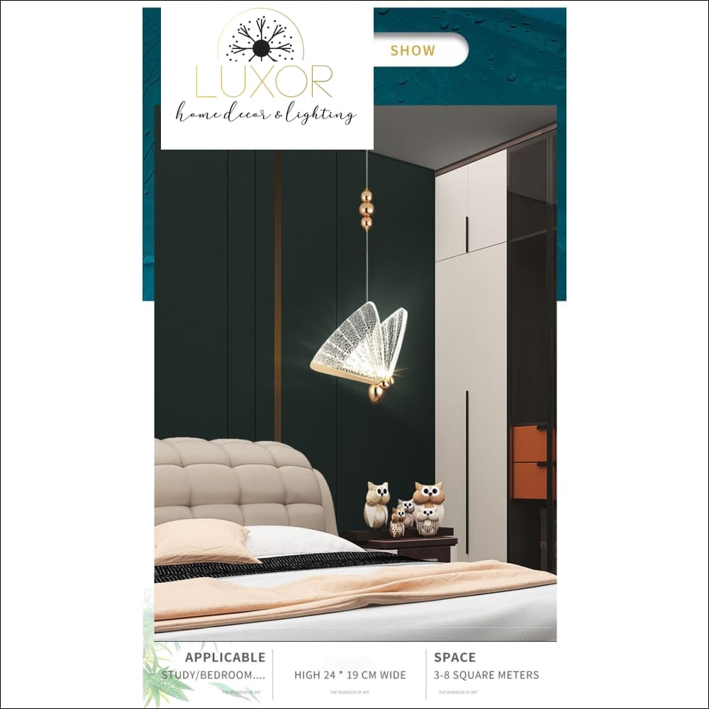 Tropical Hanging Butterfly Pendant - pendant lighting