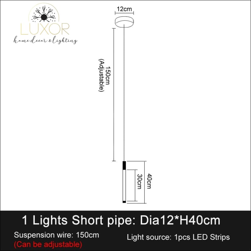 Truesly Stair Chandelier - 1 light H30cm / Warm White - chandeliers