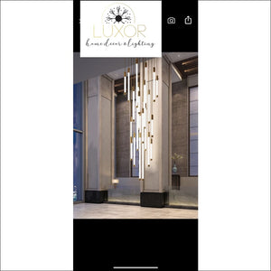 Truesly Stair Chandelier - chandeliers