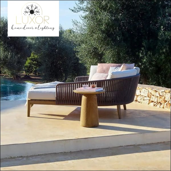 Trusi Modern Outdoor Modern Daybed - Outdoor Seating