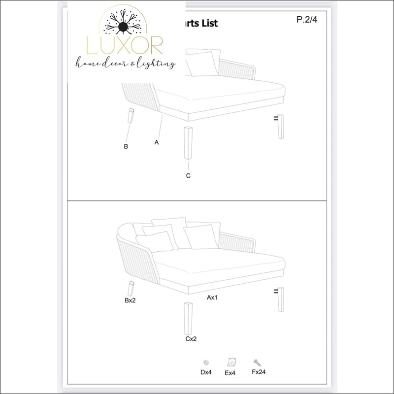Trusi Modern Outdoor Modern Daybed - Outdoor Seating