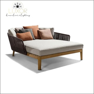 Trusi Modern Outdoor Modern Daybed - Outdoor Seating