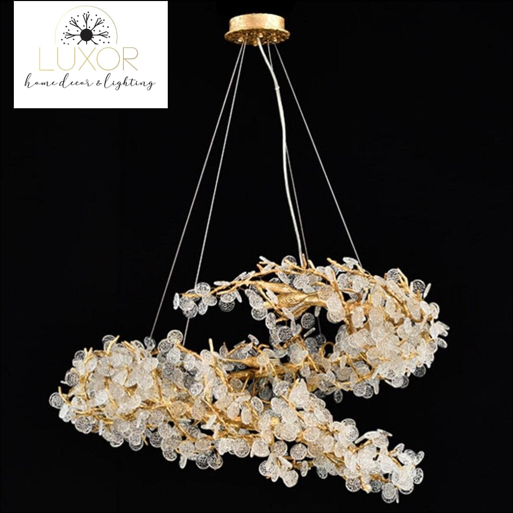 Tuba Rose Chandelier - chandelier