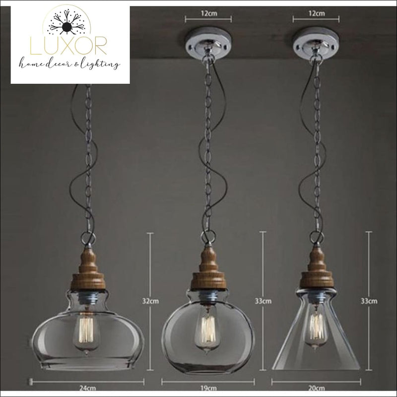 Pendant Lighting Tyler Vintage Antique Pendant Light - Luxor Home Decor & Lighting