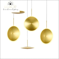 pendant lighting Unity Gold Disc Pendant Light - Luxor Home Decor & Lighting