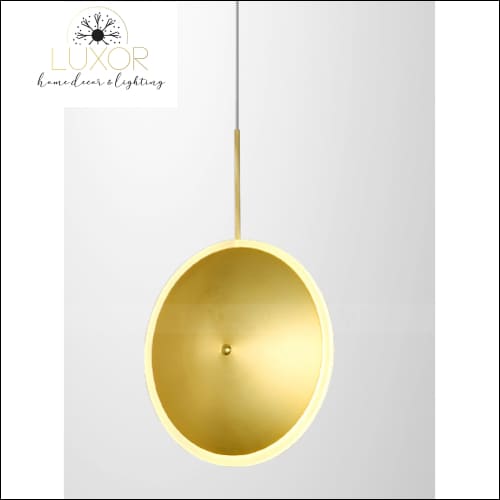 pendant lighting Unity Gold Disc Pendant Light - Luxor Home Decor & Lighting