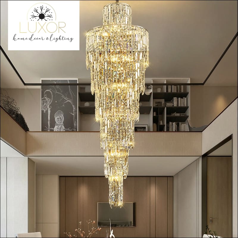 Vail Luxury Crystal Chandelier - chandeliers