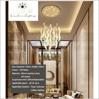 chandelier Vickson Crystal Chandelier - Luxor Home Decor & Lighting