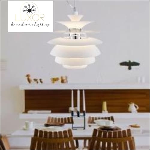 pendant lighting Vincent White Modern Pendant - Luxor Home Decor & Lighting
