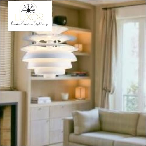 pendant lighting Vincent White Modern Pendant - Luxor Home Decor & Lighting