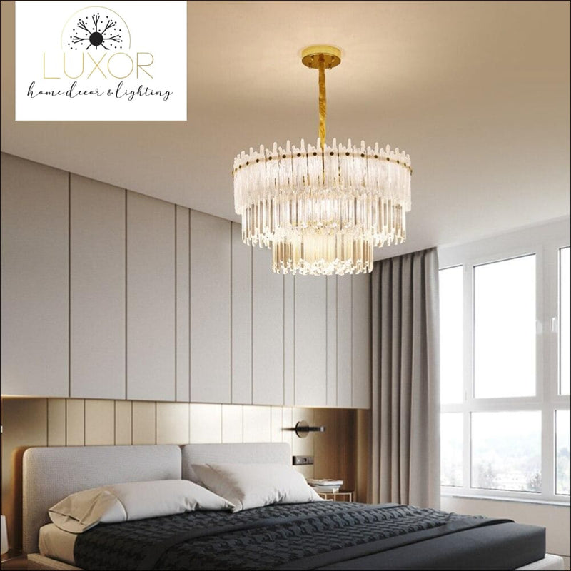 chandeliers Vinny Crystal Chandelier - Luxor Home Decor & Lighting