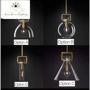 pendant lighting Vintage Saline Pendant Light - Luxor Home Decor & Lighting