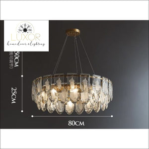 Vivi Crystal Chandelier - chandeliers