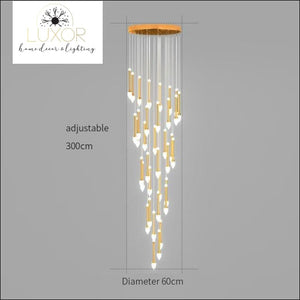 chandeliers Vixini Staircase Chandelier - Luxor Home Decor & Lighting