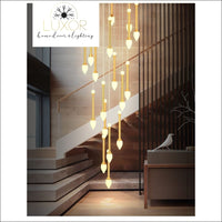 chandeliers Vixini Staircase Chandelier - Luxor Home Decor & Lighting