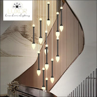 chandeliers Vixini Staircase Chandelier - Luxor Home Decor & Lighting