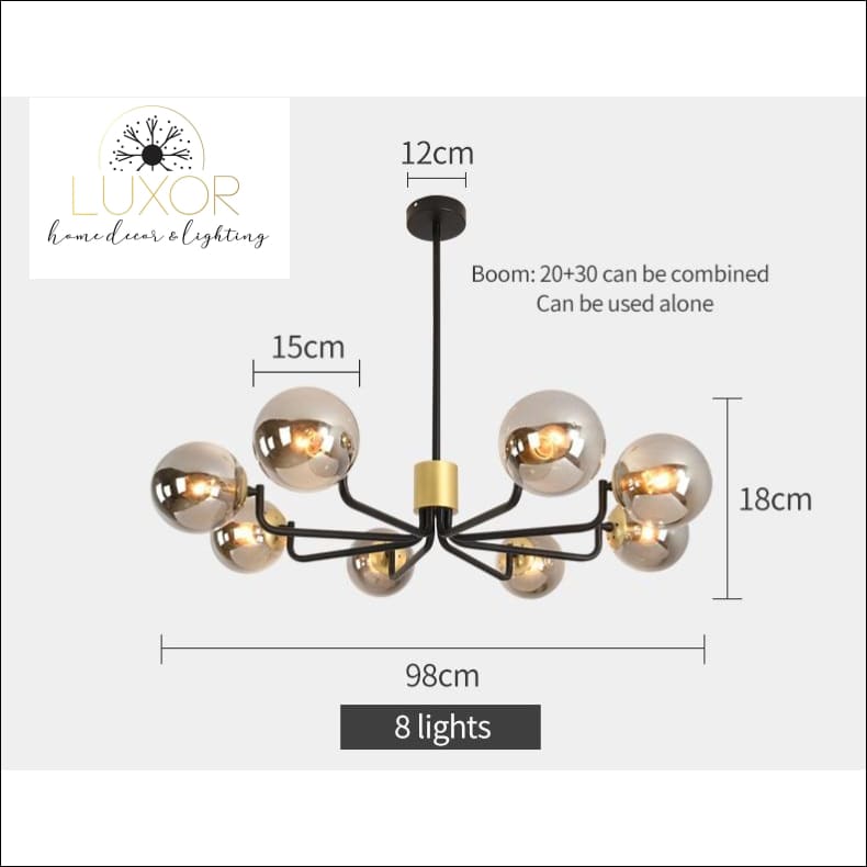 chandeliers Voyager Modern Chandelier - Luxor Home Decor & Lighting