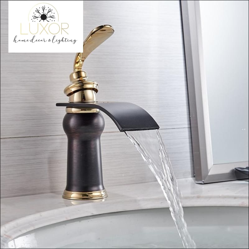 faucets Waterfall Modern Bathroom Faucet - Luxor Home Decor & Lighting