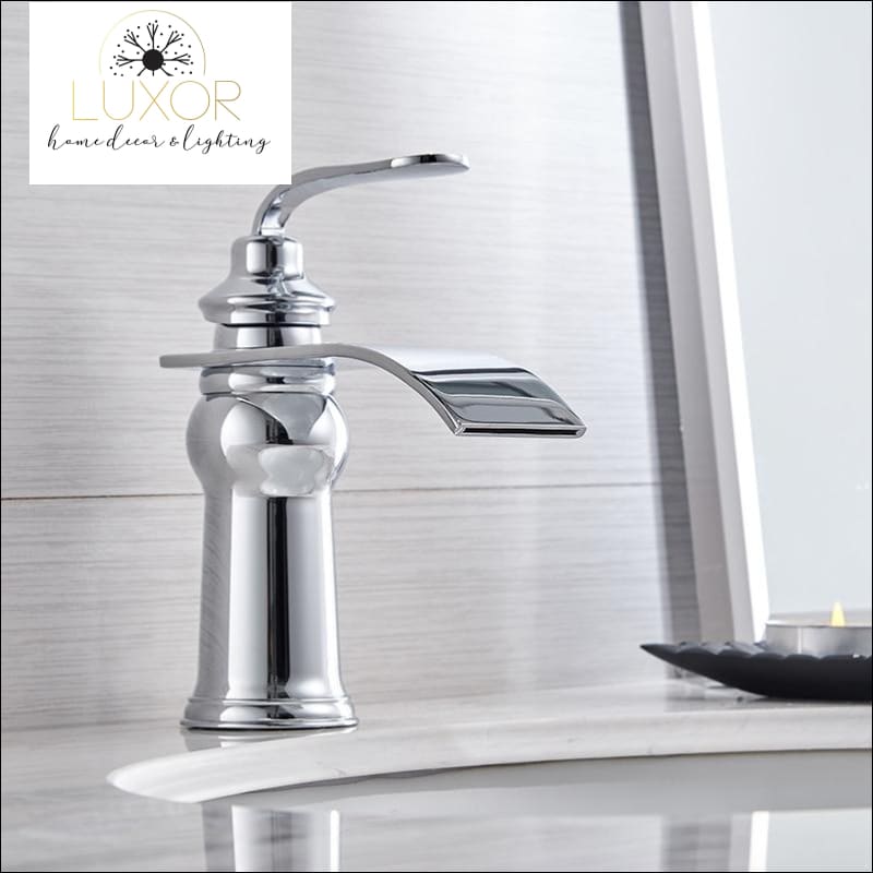 faucets Waterfall Modern Bathroom Faucet - Luxor Home Decor & Lighting