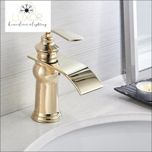 faucets Waterfall Modern Bathroom Faucet - Luxor Home Decor & Lighting