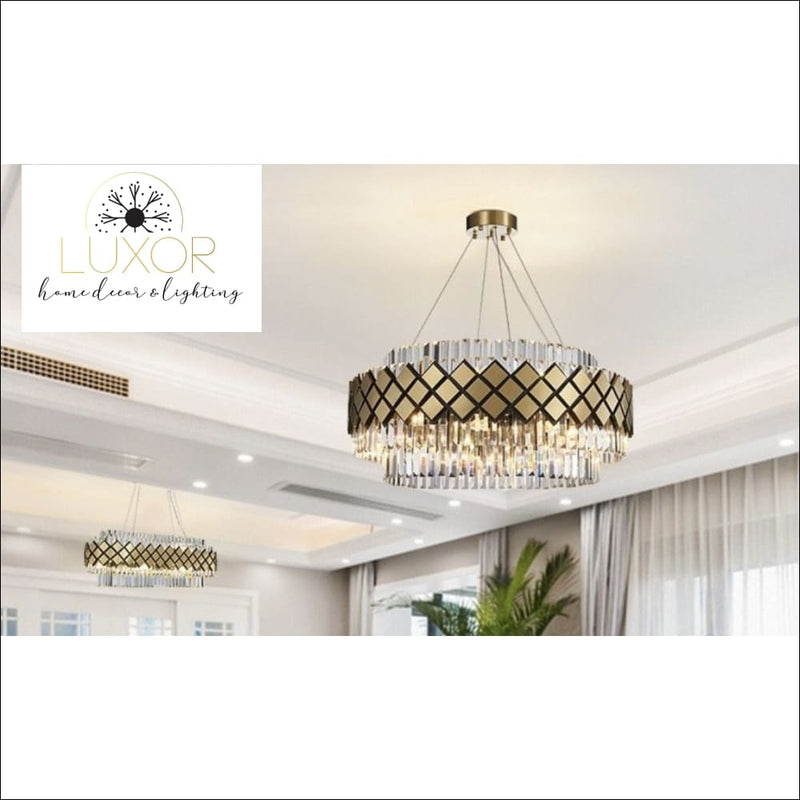 chandeliers Wella Gold Luxury Chandelier - Luxor Home Decor & Lighting
