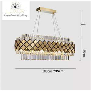 chandeliers Wella Gold Luxury Chandelier - Luxor Home Decor & Lighting