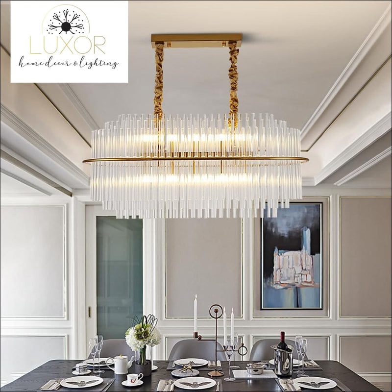 chandelier Wesley Crystal Chandelier - Luxor Home Decor & Lighting
