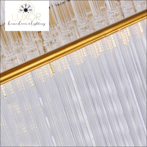 chandelier Wesley Crystal Chandelier - Luxor Home Decor & Lighting
