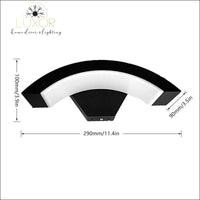 outdoor lighting Wester Circular LED Outdoor Sconce - Luxor Home Decor & Lighting