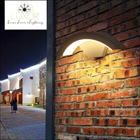 outdoor lighting Wester Circular LED Outdoor Sconce - Luxor Home Decor & Lighting