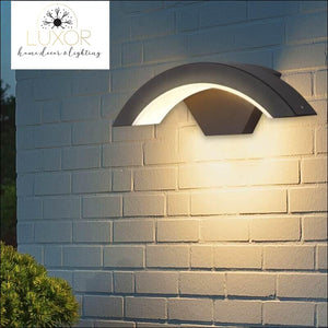 outdoor lighting Wester Circular LED Outdoor Sconce - Luxor Home Decor & Lighting