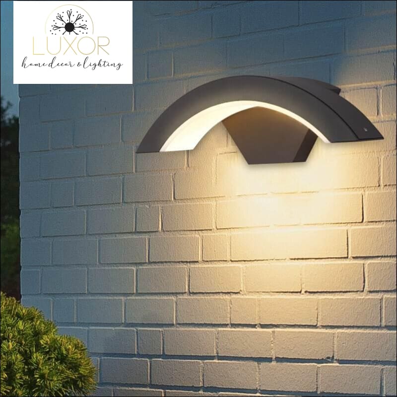 outdoor lighting Wester Circular LED Outdoor Sconce - Luxor Home Decor & Lighting