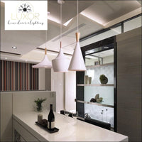 pendant lighting White Palm Hanging Lampshade - Luxor Home Decor & Lighting