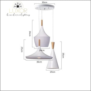 pendant lighting White Palm Hanging Lampshade - Luxor Home Decor & Lighting