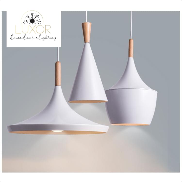 pendant lighting White Palm Hanging Lampshade - Luxor Home Decor & Lighting