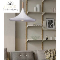 pendant lighting White Palm Hanging Lampshade - Luxor Home Decor & Lighting