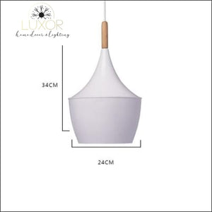pendant lighting White Palm Hanging Lampshade - Luxor Home Decor & Lighting