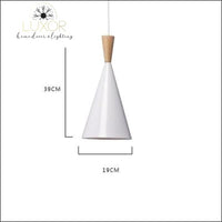 pendant lighting White Palm Hanging Lampshade - Luxor Home Decor & Lighting