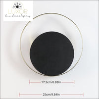 wall lighting Willow Circular Sconce - Luxor Home Decor & Lighting