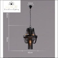 chandeliers Willow Loft Chain Chandelier - Luxor Home Decor & Lighting
