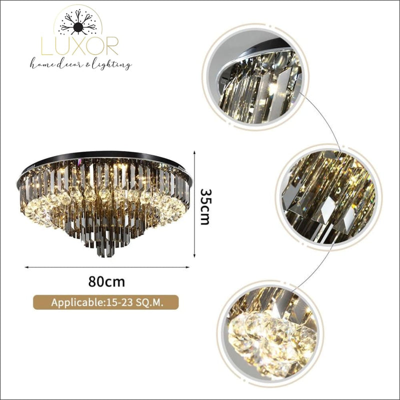 chandelier Windsor Crystal Ceiling Chandelier - Luxor Home Decor & Lighting